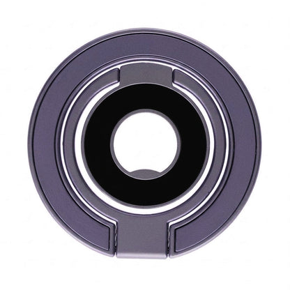 Foldable Double Magnetic Phone Ring Holder Dark Purple