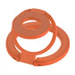 Foldable Double Magnetic Phone Ring Holder Orange