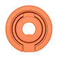 Foldable Double Magnetic Phone Ring Holder Orange