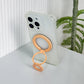 Foldable Double Magnetic Phone Ring Holder Burnt Orange