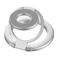 Foldable Double Magnetic Phone Ring Holder Silver