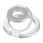 Foldable Double Magnetic Phone Ring Holder White