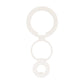 Foldable Double Magnetic Phone Ring Holder White