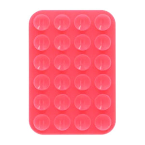 MagSafe Silicone Suction Cup Phone Mount Rose Red