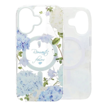 Painted Floral Matte Magnetic Case For iPhone 17 - H3