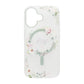 Painted Floral Matte Magnetic Case For iPhone 17 - H4