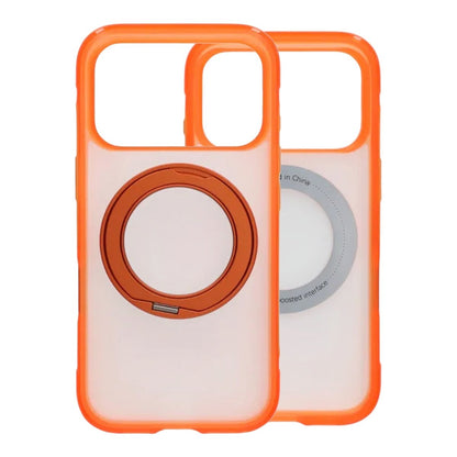 Matt MagSafe skal med ringstativ för iPhone 17 Pro Max och 18 Pro Max - Orange