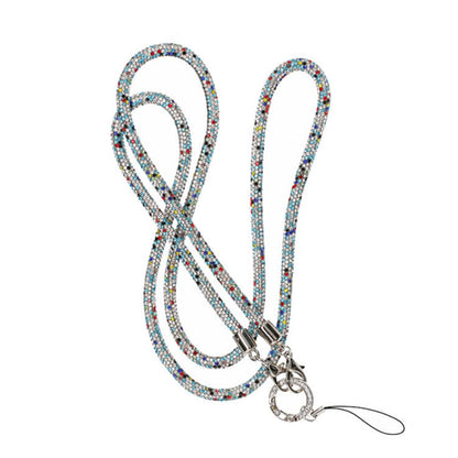 Mobilband Halsband 120cm - Flerfärgad glitter