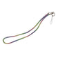 Mobilband Halsband 80cm - Regnbågsfärgad glitter