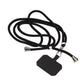New lanyard universal card phone case lanyard hanging Black