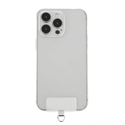 Replacement Phone Lanyard Gaskets Stainless Steel Mobile Phone Tether Tab Sliver for Crossbody Wrist Straps Universal Metal Phone Clips