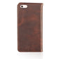 Folio Leather Case For iPhone 6 Plus/6S Plus Brown