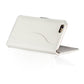 Folio Leather Case For iPhone 6 Plus/6S Plus White