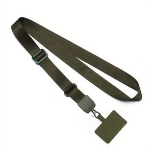 ArmyGreen Universal Crossbody Phone Lanyards Adjustable Mobile Phone Strap Landyard Neck Rope for Cell Phone Hanging Cord Strap Anti-loss