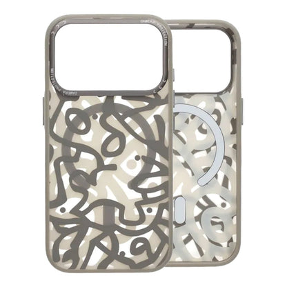 Graffiti Craft MagSafe Case For iPhone 17 Pro Gray