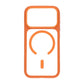 Smart Mirror Skin-Feel Magnetic Case with Built-in Lens Stand For iPhone 17 Pro Orange