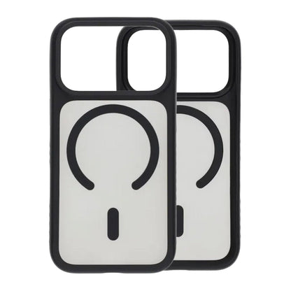 Smart Mirror Skin-Feel Magnetic Case with Built-in Lens Stand For iPhone 17 Pro Black