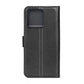 Flip Stand Leather Wallet Case For Moto edge 40 Black