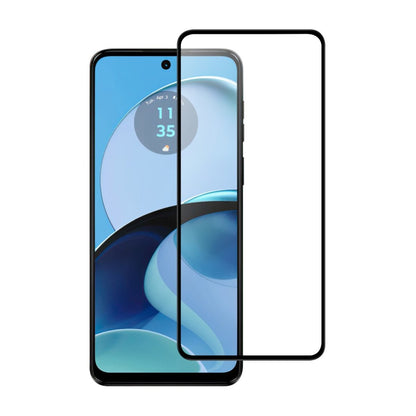 Motorola Moto G14 Skärmskydd Heltäckande - Svart Bulk