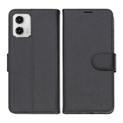 Motorola Moto G23 Plånboksfodral med Stativ - Svart