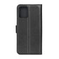 Flip Stand Leather Wallet Case For Moto G54 5G Black