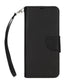 Flip Stand Leather Wallet Case For Moto G84 5G Black