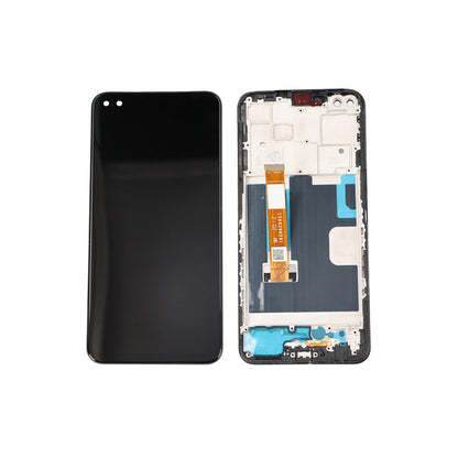 OPPO Reno 4Z 5G Skärm med LCD Display & Ram Original - Svart
