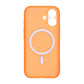 Precise Hole Shield Magnetic Case - iPhone 16 Orange