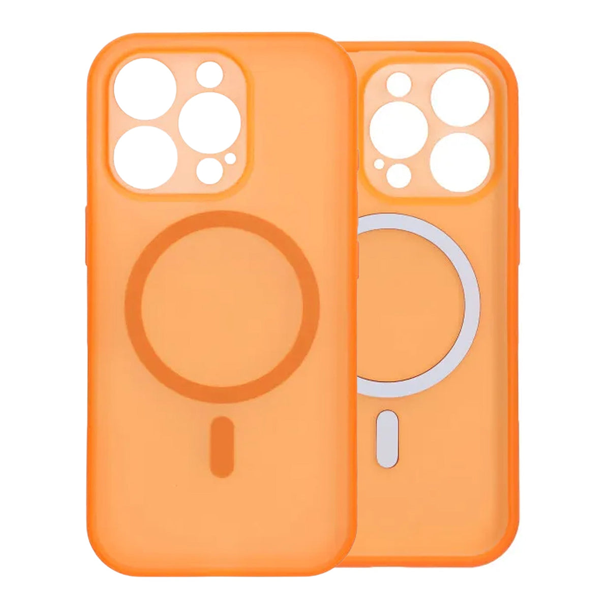 Slimmat MagSafe-skal med kameraskydd för iPhone 16 Pro Max - Orange