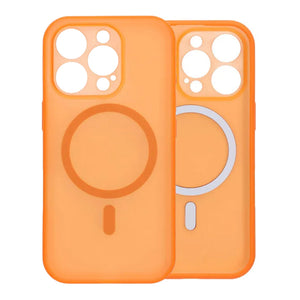 Slimmat MagSafe-skal med kameraskydd för iPhone 16 Pro Max - Orange