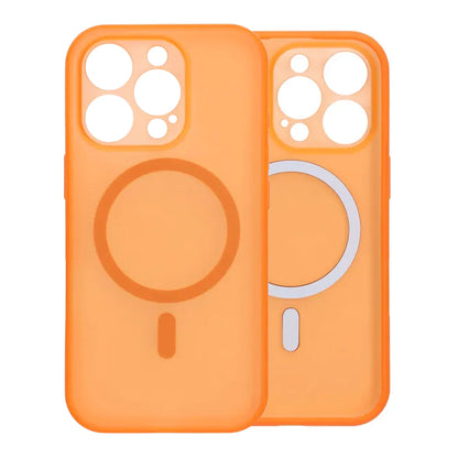 Slimmat MagSafe-skal med kameraskydd för iPhone 16 Pro Max - Orange