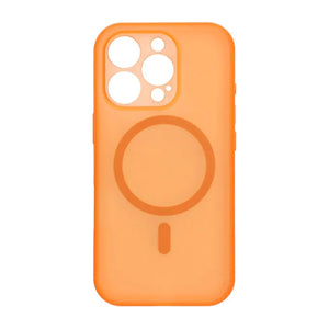 Slimmat MagSafe-skal med kameraskydd för iPhone 16 Pro - Orange