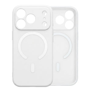 Slimmat MagSafe-skal med kameraskydd för iPhone 17 Pro Max - Vit