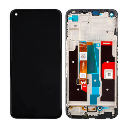 Realme Narzo 50 Skärm med LCD Display & Ram Original - Svart