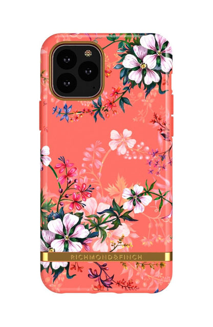 Richmond and Finch Coral Dreams - Gold details iPhone 11 Pro