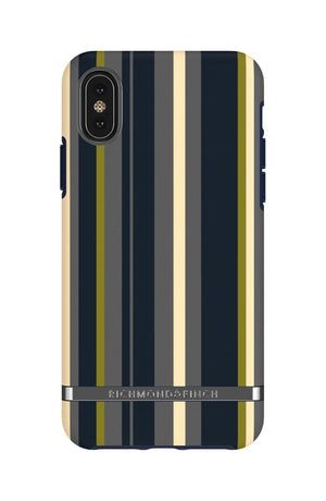 Richmond and Finch Navy Stripes iPhone XS MAX