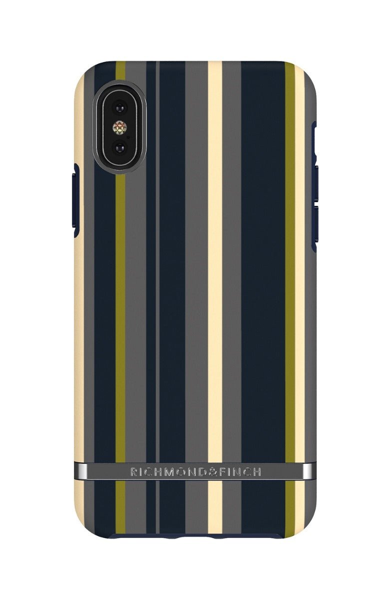 Richmond and Finch Navy Stripes iPhone X/XS