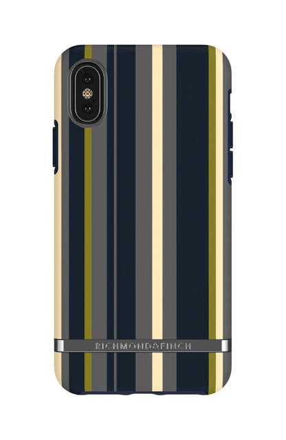 Richmond and Finch Navy Stripes iPhone X/XS