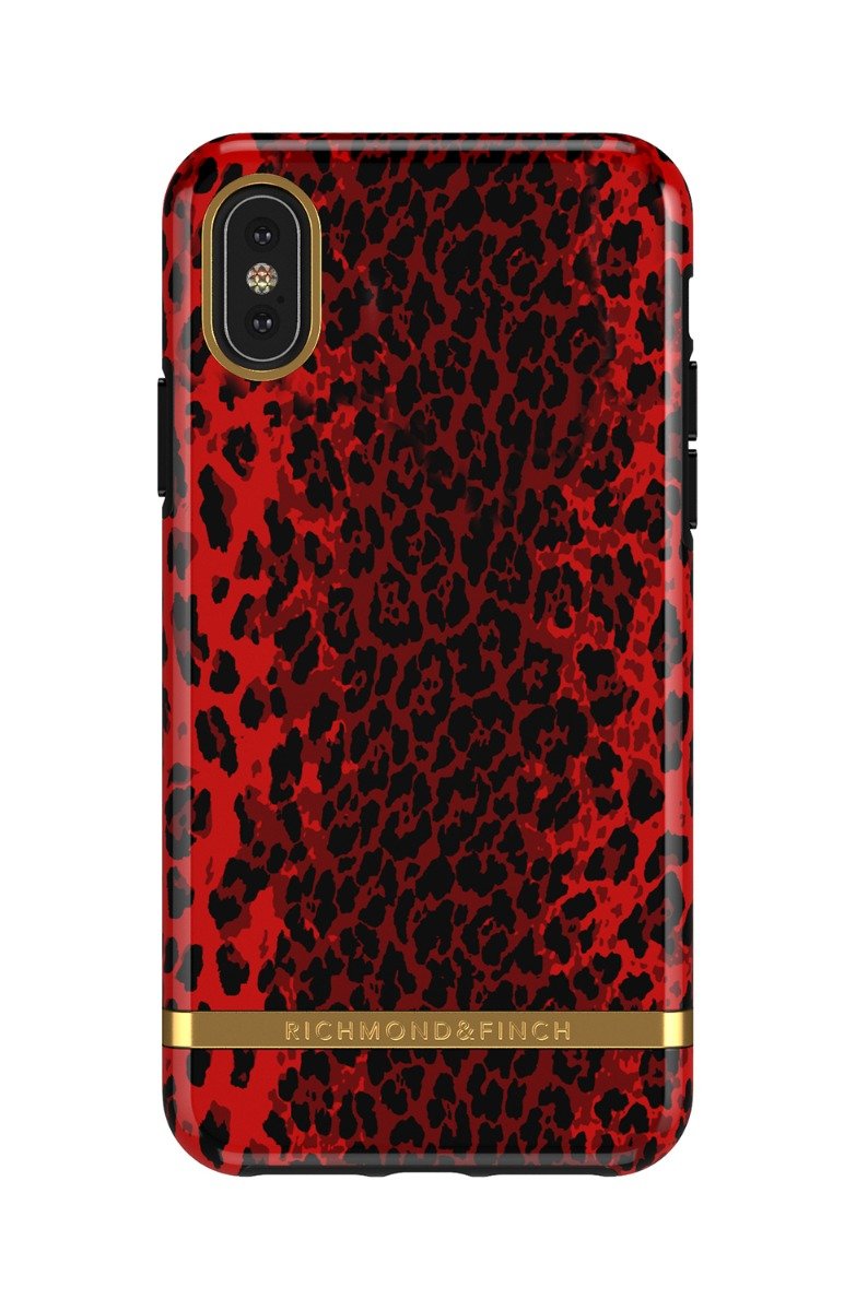 Richmond and Finch Red Leopard iPhone XS MAX
