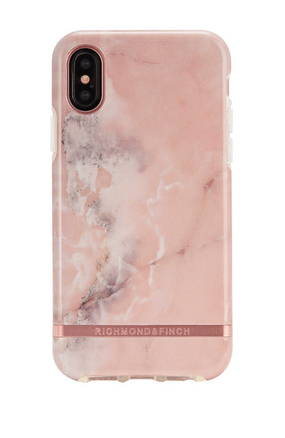 Richmond & Finch Skal Rosa Marmor - iPhone XS Max