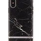 Richmond and Finch Black Marble - Silver iPhone XS Max