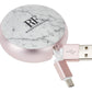 Richmond & Finch Sladdvinda Micro USB - Vit Marmor