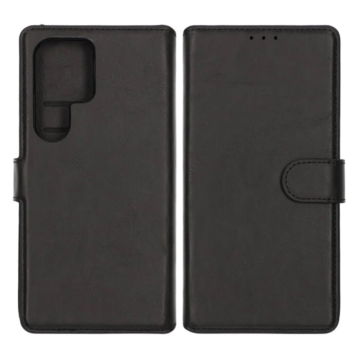 RV Wallet Case Extra Card Galaxy S22 Ultra Black
