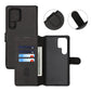 RV Wallet Case Extra Card Galaxy S22 Ultra Black