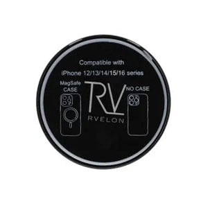Rvelon 15W Magnetic Wireless Charger Mount for MagSafe phones (Model:CH01+G19A)