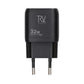 Rvelon Väggladdare USB-C + 2x USB-A 32W GaN - Svart