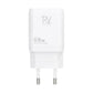 Rvelon Väggladdare 2x USB-C + USB-A 65W GaN - Vit