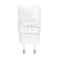 Rvelon Väggladdare 2x USB-C + USB-A 65W GaN - Vit