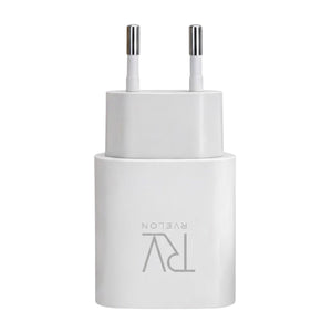 Rvelon Fast Charger Dual USB-A and USB-C 20W 10 pcs pack