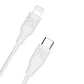 USB C to Lightning MFI Silicone Cable Rvelon - 2m White